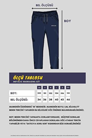 METALIC Çok Renkli 4'lü Erkek Eşofman Altı Etiketli Arka ve Yan Cepli Regular Fit