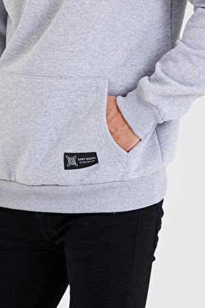 Kanguru Cepli Kapüşonlu İçi pamuklu Erkek Sweatshirt