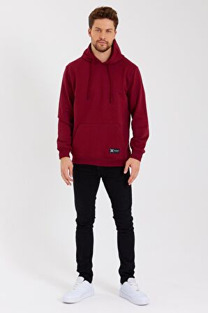 Kanguru Cepli Kapüşonlu İçi pamuklu Erkek Sweatshirt