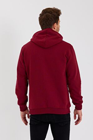 Kanguru Cepli Kapüşonlu İçi pamuklu Erkek Sweatshirt