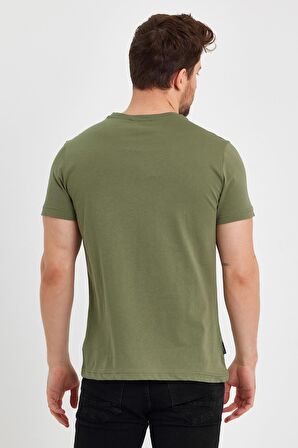 METALIC Erkek Çok Renkli T- Shirt Regular Fit Rahat Kesim Bisiklet Yaka Basic Tişört 