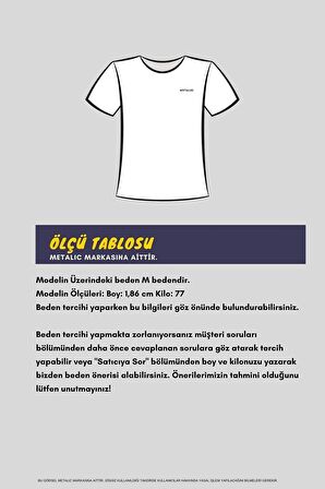 METALIC Erkek Çok Renkli T- Shirt Regular Fit Rahat Kesim Bisiklet Yaka 3'lü Basic Tişört Paketi