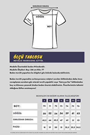 METALIC Erkek Çok Renkli T- Shirt Regular Fit Rahat Kesim Bisiklet Yaka 3'lü Basic Tişört Paketi