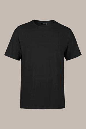 Erkek Çok Renkli T- Shirt Regular Fit Rahat Kesim Bisiklet Yaka 3'lü Basic Tişört Paketi
