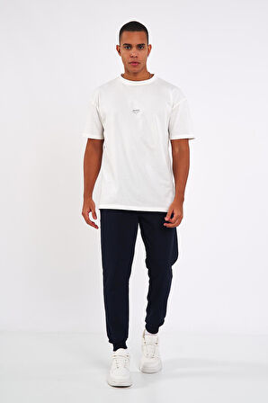  Siyah-Lacivert-Antrasit Erkek Paçası Lastikli 3'lü Eşofman Altı