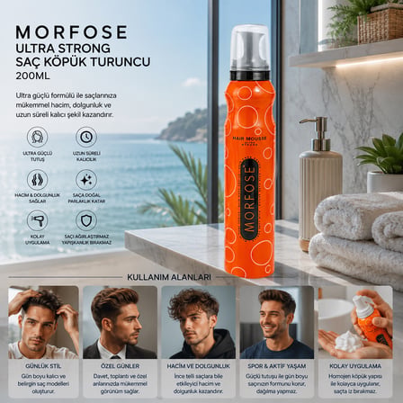 Ultra Strong Saç Köpüğü Turuncu 200ml