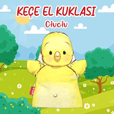 Civciv Evcil Hayvanlar Keçe El Kukla