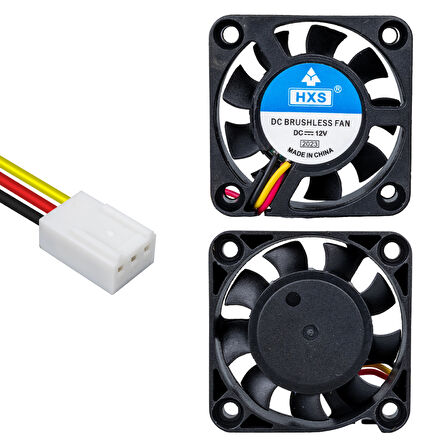 IC-216 FIRÇASIZ DC FAN 40X40X10MM 12 VOLT 3 PİN (4582)