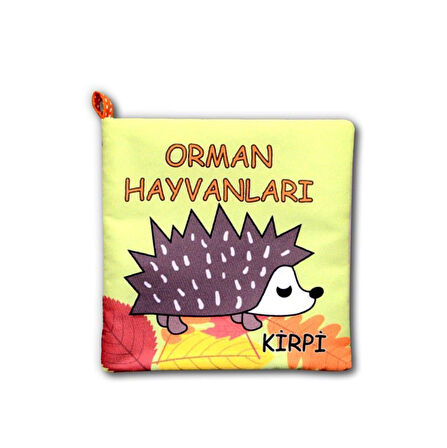 Orman Hayvanları Kumaş Sessiz Kitap