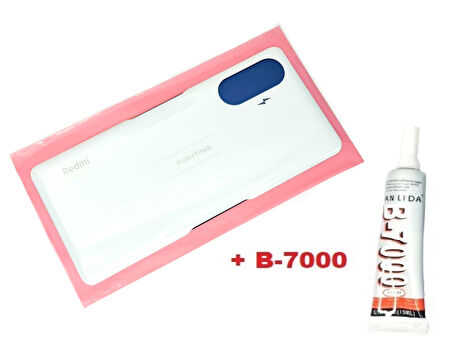 Tkgz Xiaomi Redmi K40 Gaming Arka Pil Batarya Kapağı (CAM+B-7000) BEYAZ