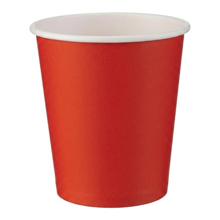 16 Kişilik 96 Parça Kullan At Set Kırmızı Karton Tabak-Karton Bardak-Kağıt Peçete-Plastik Çatal-Bıçak