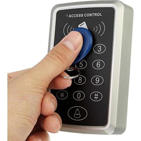 Rfid Şifreli Access Sistem Kapı Kilidi + Tag Göstergeç Manyetik Anahtarlık 20 Adet