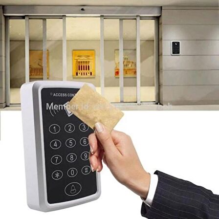 Rfid Şifreli Access Sistem Kapı Kilidi + Tag Göstergeç Manyetik Anahtarlık 20 Adet