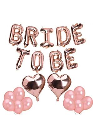 Bride To Be Folyo Latex Balon Seti, Bekarlığa Veda Seti Bride set folyo