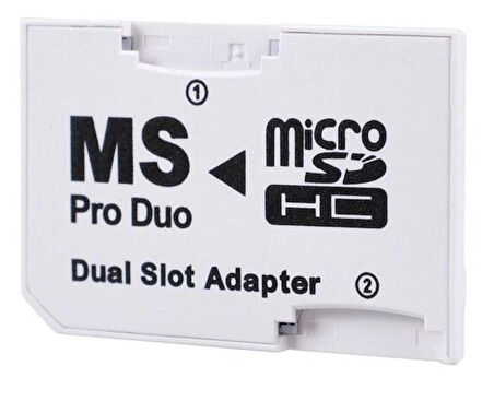 Micro Sd Memory Stick Pro Duo Çevirici Dönüştürücü Hafıza Kartı Adaptörü