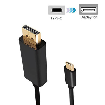 4467 Type C Usb 3.1 To Displayport Çevirici Dönüştürücü Adaptör Kablosu.