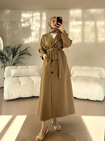 Alviera Uzun Trençkot TNS-4325
