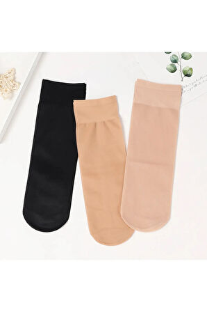 UNREAL 10 Çift Ithal Kaymaz Kaçmaz Sıkmaz Yanmaz Kadın Çorap – Konforlu Ve Dayanıklı Günlük Kullanım Için