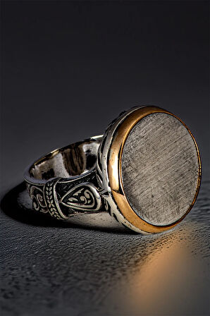 Erkek Oval Model 925 Ayar Gümüş Yüzük