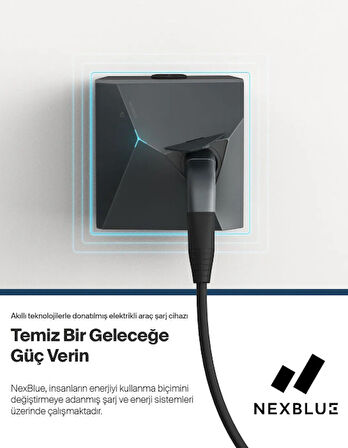 NexBlue Duvar Tipi 22kw Duvar Tipi Şarj İstasyonu