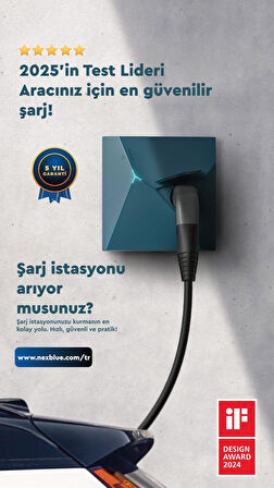 NexBlue Duvar Tipi 22kw Duvar Tipi Şarj İstasyonu