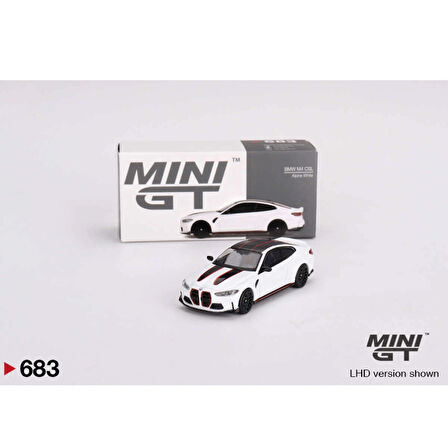 Mini Gt 1:64 Scale Bmw M4 Csl Alpine White