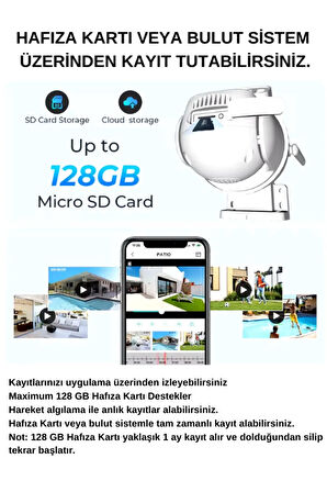 Ip Kamera 2+2 Mp 4mp 1080p Ultra Hd Hareketli Sensör Dış Ortam Ip Kamera Speed Dome Akıllı Ip Çift Kamera