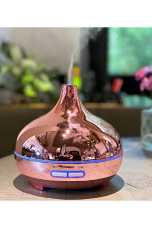 Hava Nemlendirici Parlak Gold Aromatik Oda Kokusu 550 Ml Kahve Aroma Difüzörü Buhar Nemlendırıcı