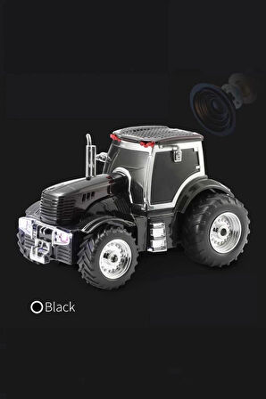 D42 Siyah Traktör Tasarım Usb/fm Radyo Bluetooth Hoparlör Speaker