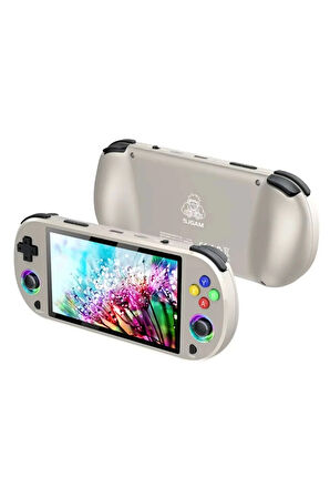 M22 Pro Retro Oyun Konsolu 5.0   ıps Ekran Dahili 20000+ Oyun Emülatörleri Rgb Led Joystick