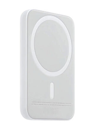 Iphone Uyumlu 5000 Mah Wireless Magsafe Batarya-kablosuz Şarj Powerbank