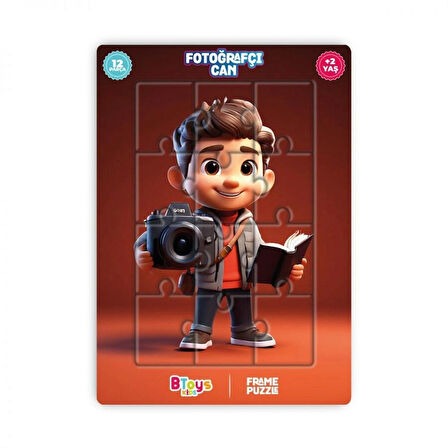 Btoys 5 Adet Lisanslı 12 Parça Can Serisi Puzzle
