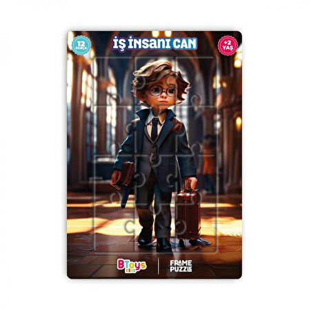 Btoys 5 Adet Lisanslı 12 Parça Can Serisi Puzzle