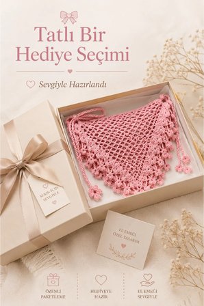 El Örgüsü Saç Bandanası Bohem Bone Yazlık kombin Bandana Saç Aksesuarı