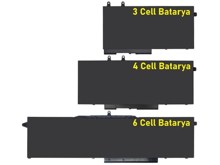 Dell Precision P80F (3541) Batarya Pil RETRO 4Cell 15.2V