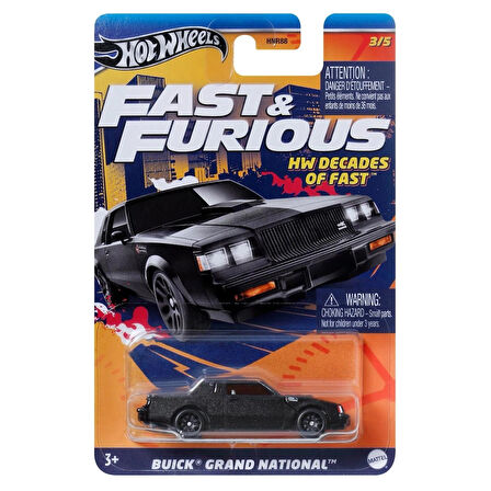 Hot Wheels Fast And Furious HNR88 Decades Of Fast 5'li Set