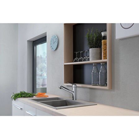 HANSGROHE S510-F635 TEZGAH USTU EVIYE 180/450