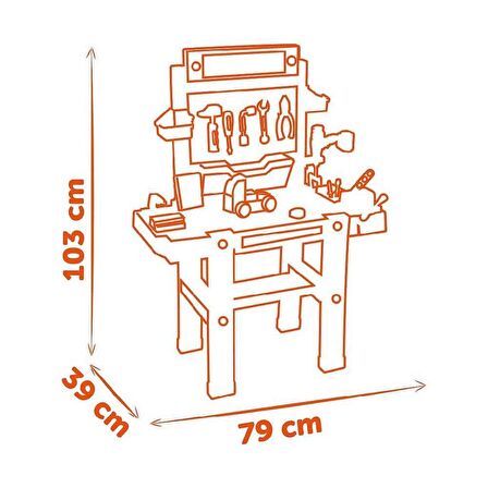 Ultimate Bricolo Black Decker Tamirat Onarım Oyun Seti