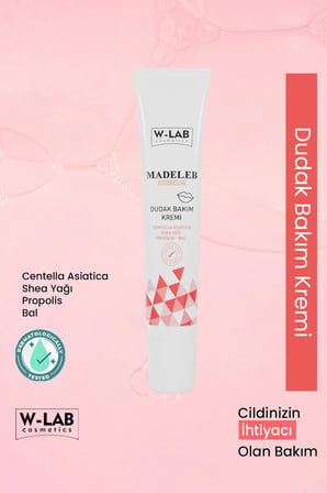 W-Lab Cosmetics Madeleb Dudak Bakım Kremi 20 ML