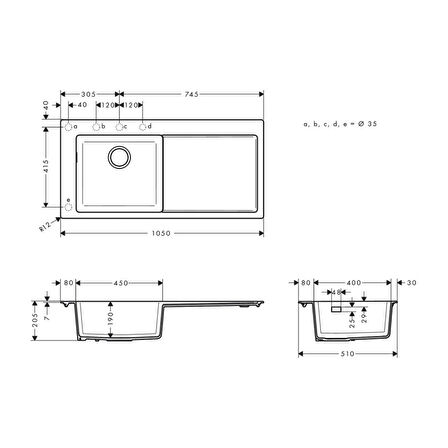 S510-F450 ANKASTRE EVIYE 450 DAML.GS