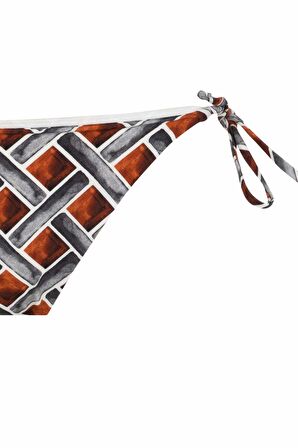 DeFacto Nefes İstanbul X Defacto Desenli Bikini Altı X7798AZ23HSOG583