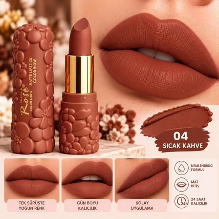 ROSE HATTE LIPSTICK COLOR SHOW MAT RUJ