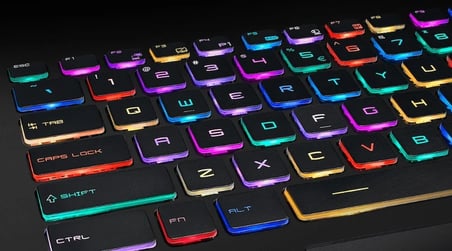 MSI WE72 7RJ Klavye Işıklı (RGB)