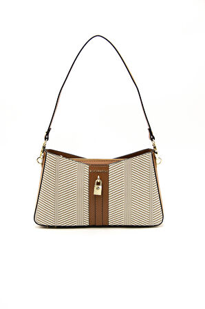 Kadın Çapraz Çanta 1102-43372 SİLVER POLO ÇAPRAZ Kadın ÇANTASI M132 BEJ-MAT TABA