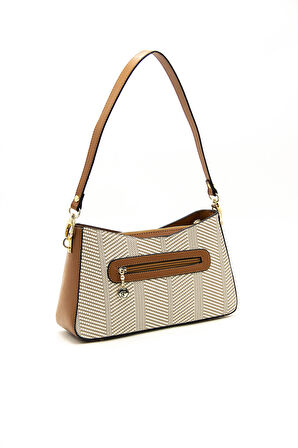 Kadın Çapraz Çanta 1102-43372 SİLVER POLO ÇAPRAZ Kadın ÇANTASI M132 BEJ-MAT TABA