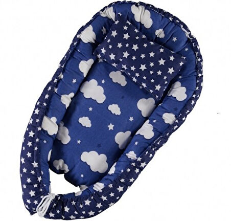 Yumuşak Dolgulu Babynest Anne Yanı Bebek Yatağı Bebek Uyku Yatağı BOY 71CM EN 40CM KALINLIK 7CM