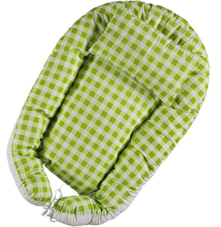 Yumuşak Dolgulu Babynest Anne Yanı Bebek Yatağı Bebek Uyku Yatağı BOY 71CM EN 40CM KALINLIK 7CM