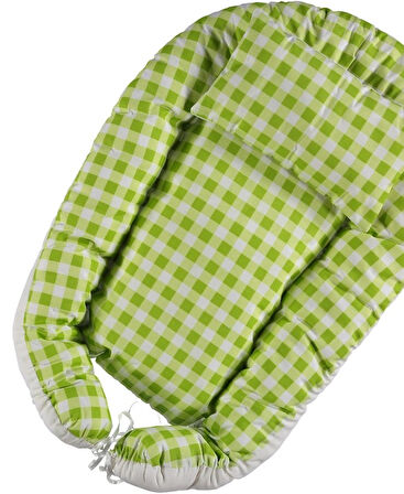 Yumuşak Dolgulu Babynest Anne Yanı Bebek Yatağı Bebek Uyku Yatağı BOY 71CM EN 40CM KALINLIK 7CM