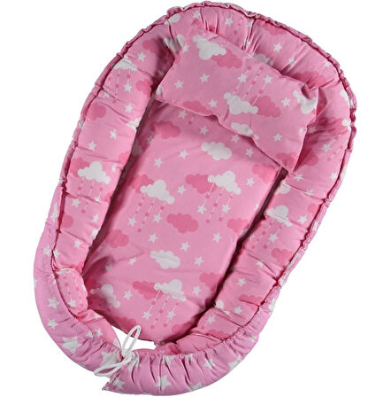 Yumuşak Dolgulu Babynest Anne Yanı Bebek Yatağı Bebek Uyku Yatağı BOY 71CM EN 40CM KALINLIK 7CM