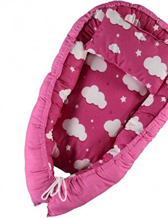 Yumuşak Dolgulu Babynest Anne Yanı Bebek Yatağı Bebek Uyku Yatağı BOY 71CM EN 40CM KALINLIK 7CM